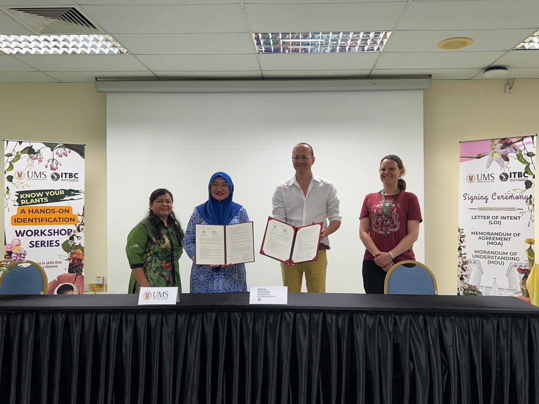 UMS, RGBE Scotland Sign LoI to Strengthen Collaboration in Biodiversity Research and Conservation